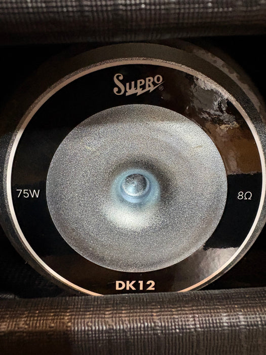 Second Hand Supro Delta King 12 Combo - Black w/Footswitch