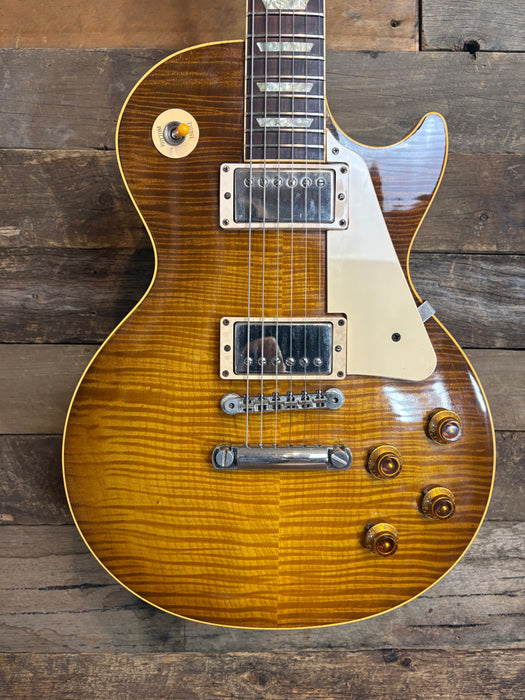 Second Hand 1998 Gibson Les Paul Standard 1958 Custom Shop Art & Historic Reissue R8 in Iced Tea Burst