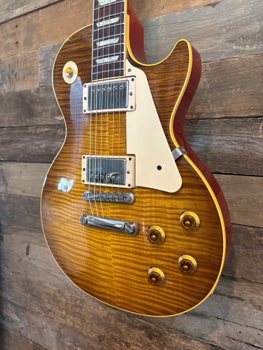Second Hand 1998 Gibson Les Paul Standard 1958 Custom Shop Art & Historic Reissue R8 in Iced Tea Burst