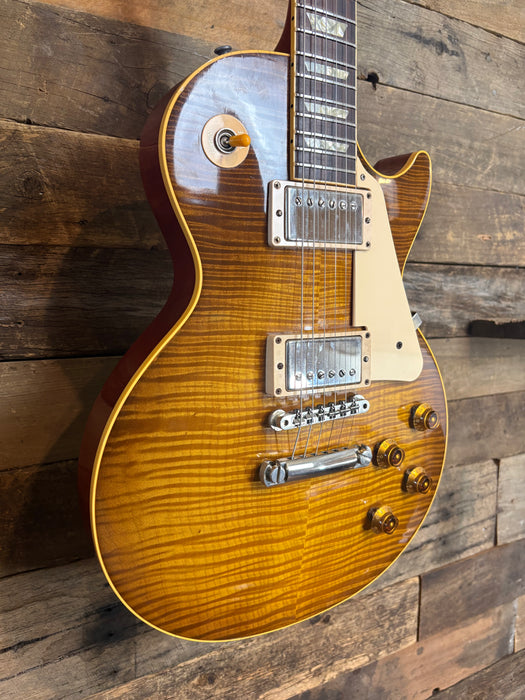 Second Hand 1998 Gibson Les Paul Standard 1958 Custom Shop Art & Historic Reissue R8 in Iced Tea Burst