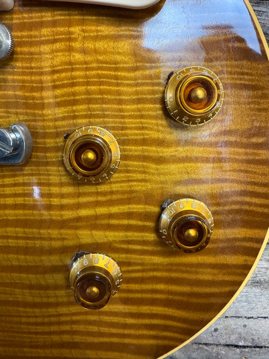 Second Hand 1998 Gibson Les Paul Standard 1958 Custom Shop Art & Historic Reissue R8 in Iced Tea Burst