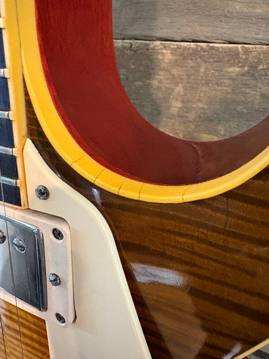 Second Hand 1998 Gibson Les Paul Standard 1958 Custom Shop Art & Historic Reissue R8 in Iced Tea Burst