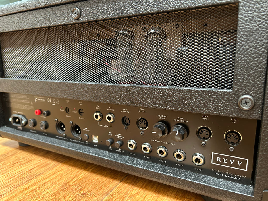 Secondhand REVV Amplification G50 - 3 Channel 50 Watt Valve Guitar Head