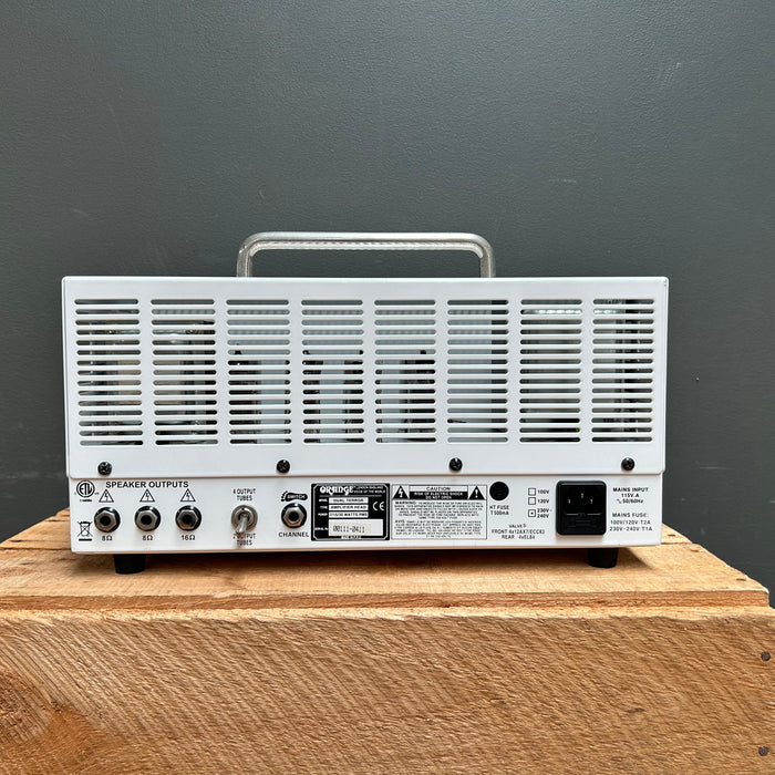 Second Hand Orange Dual Terror Amplifier Head with cover