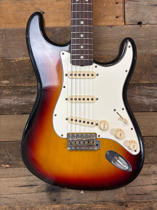 Second Hand 2003 Fender Custom Shop 1960 NOS Stratocaster Relic, Sunburst w/Hardcase