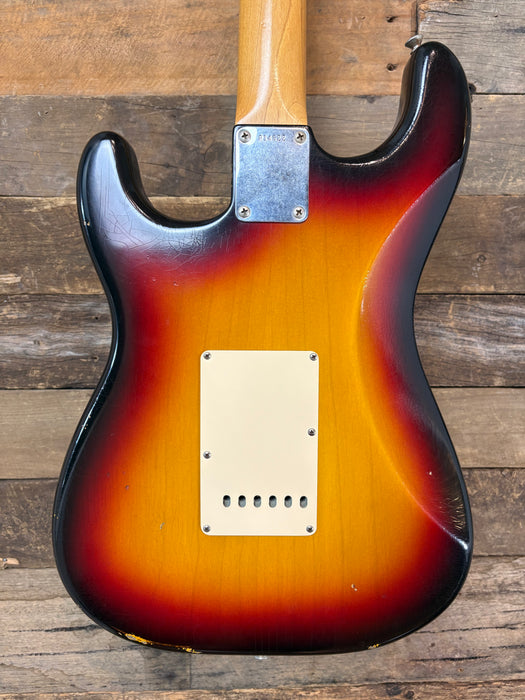 Second Hand 2003 Fender Custom Shop 1960 NOS Stratocaster Relic, Sunburst w/Hardcase