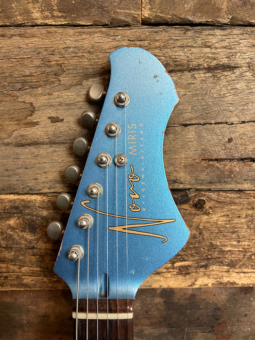Novo Guitars Miris J Lake Sonic Burst Light Distress - Tortoise Guard