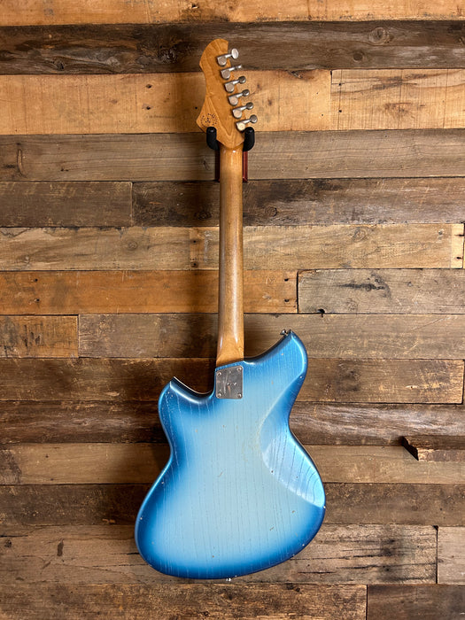 Novo Guitars Miris J Lake Sonic Burst Light Distress - Tortoise Guard