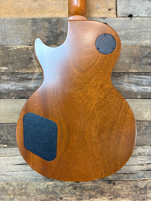 Second Hand 2018 Gibson Les Paul Studio Tribute T, Satin Honey Burst w/OSC