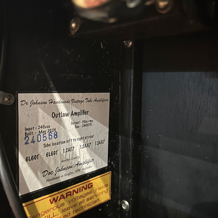 Dr. Johnson The Outlaw Combo Amplifier