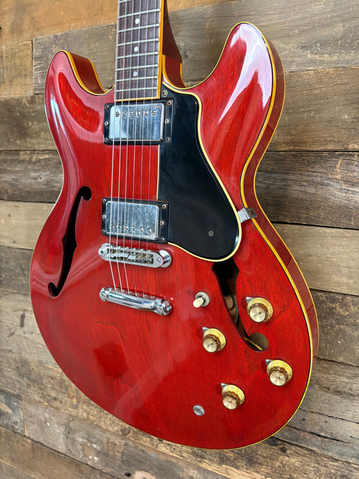 Second Hand 1980's Yamaha SA-700 Persimmon Red w/Hard Case