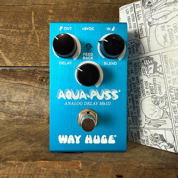 Second Hand Way Huge WM71 Smalls Aqua-Puss Analog Delay
