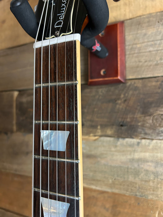 Second Hand Gibson Limited Edition Les Paul Deluxe Pelham Blue 2015