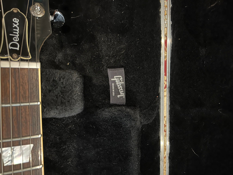 Second Hand Gibson Limited Edition Les Paul Deluxe Pelham Blue 2015