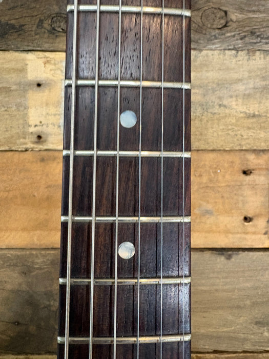 Second Hand Novo Voltur J Guitar Built 2024 Light Distress - Ice Blue Metallic