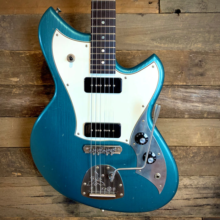 Novo Guitars Serus J Electric Guitar - Ocean Turquoise - Light Distress
