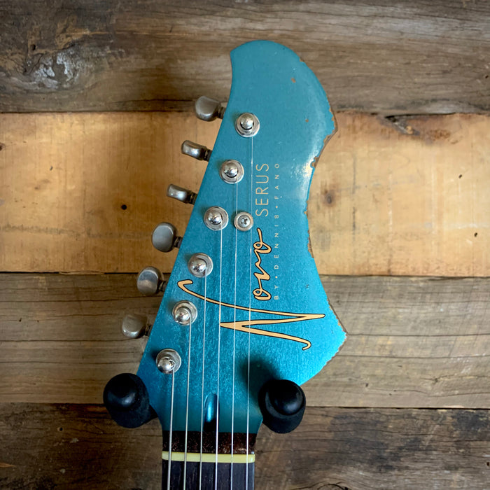 Novo Guitars Serus J Electric Guitar - Ocean Turquoise - Light Distress