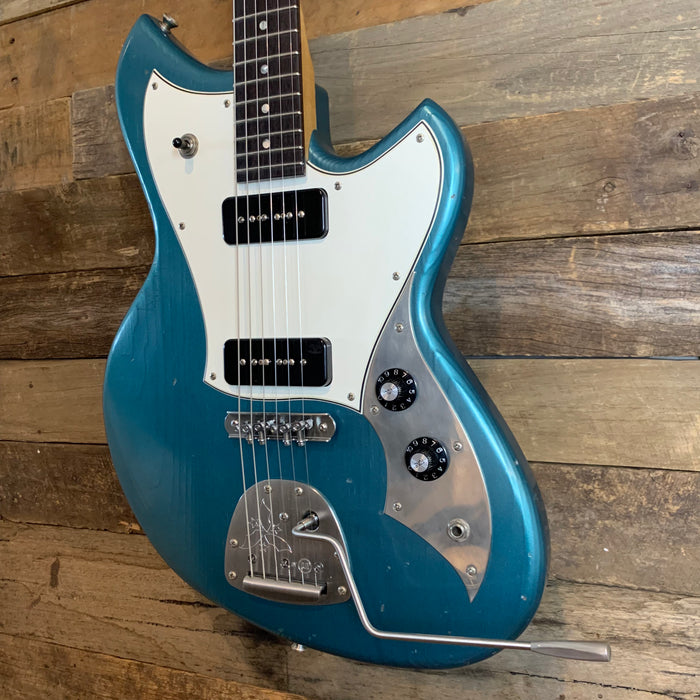 Novo Guitars Serus J Electric Guitar - Ocean Turquoise - Light Distress