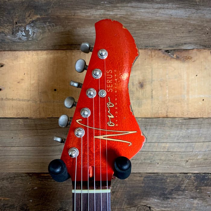 Novo Guitars Serus P2 Electric Guitar - Candy Apple Red - Light Distress