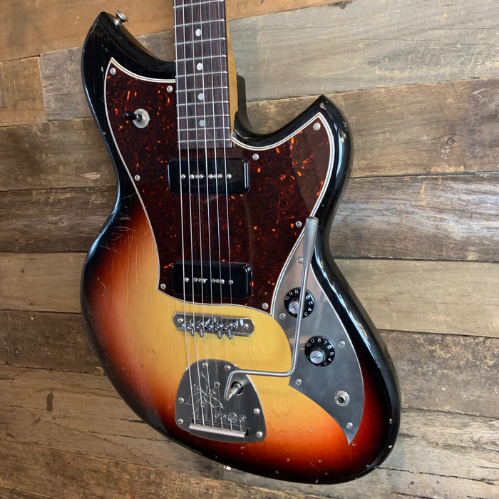 Novo Guitars Serus J Electric Guitar - 64 Burst - Light Distress