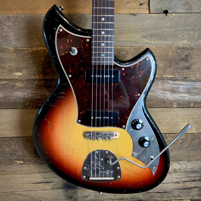 Novo Guitars Serus J Electric Guitar - 64 Burst - Light Distress