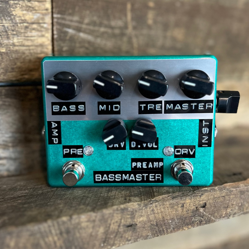 Shin's Music Bass Master Preamp CTM - Candy Green — Pedal Empire