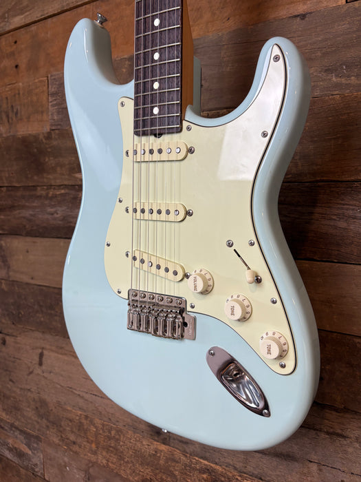 Second Hand James Tyler USA Classic, 2004 Sonic Blue with a matching headstock w/OHSC