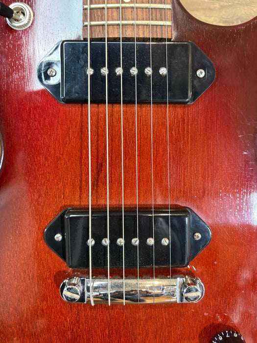 Second Hand 2006 Heritage H-137 Faded Cherry , Lollar dog-ear P-90s w/OHSC