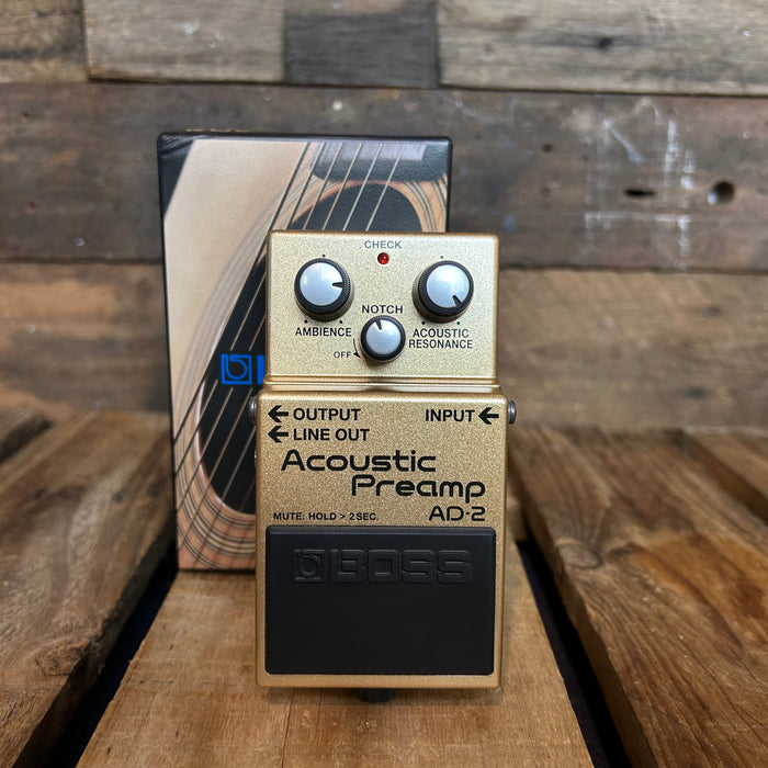 Second Hand Boss AD-2 Acoustic Preamp