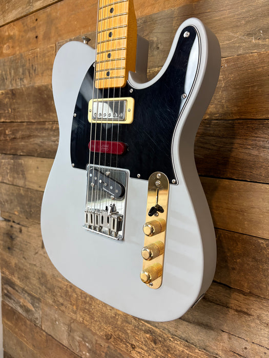 Second Hand Fender Brent Mason Telecaster Primer Grey inc Deluxe Hard Case
