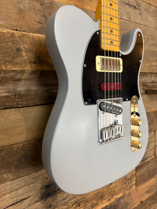 Second Hand Fender Brent Mason Telecaster Primer Grey inc Deluxe Hard Case