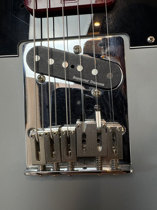 Second Hand Fender Brent Mason Telecaster Primer Grey inc Deluxe Hard Case