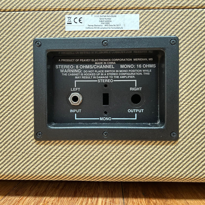 Second Hand Peavey 2x12 Speaker Cabinet