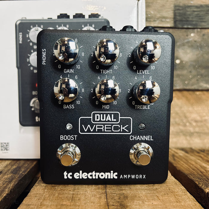 Second Hand TC Electronic Dual Wreck Dual Channel Guitar Preamp Pedal