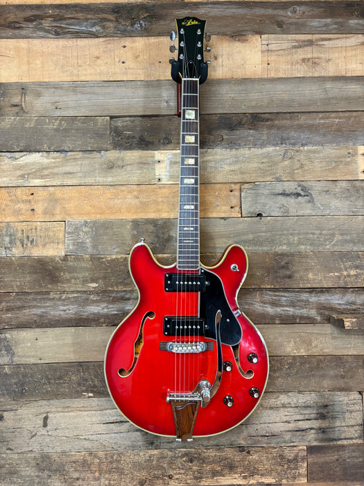 Second Hand 1970's Aria 5102T Hollowbody Cherry Red w/OHSC