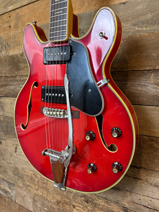 Second Hand 1970's Aria 5102T Hollowbody Cherry Red w/OHSC