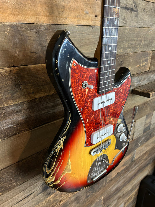 Novo Guitars Serus J Electric Guitar - 64 Burst - Medium Distress