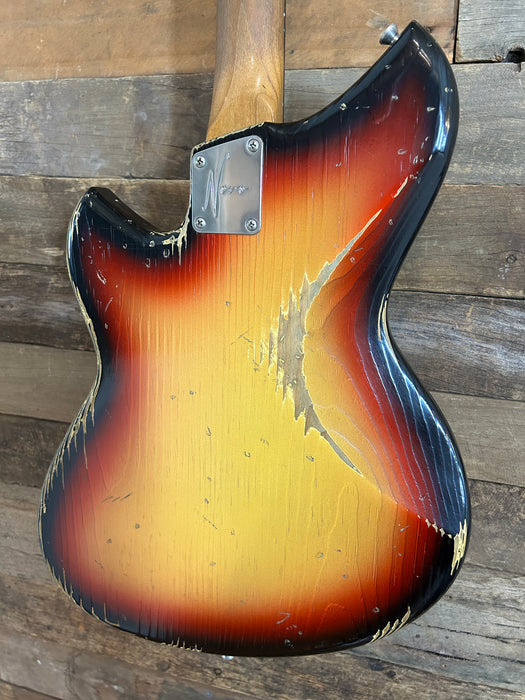 Novo Guitars Serus J Electric Guitar - 64 Burst - Medium Distress