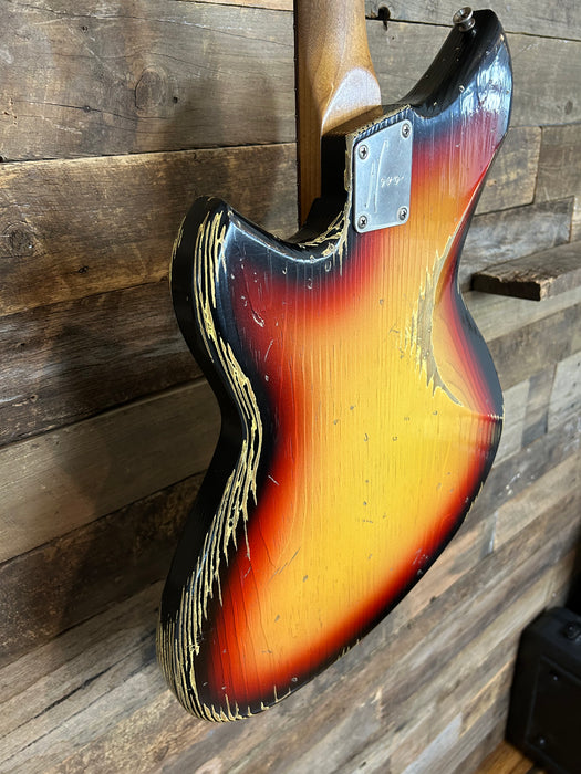 Novo Guitars Serus J Electric Guitar - 64 Burst - Medium Distress