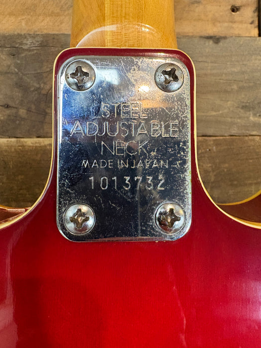 Second Hand 1970's Aria 5102T Hollowbody Cherry Red w/OHSC