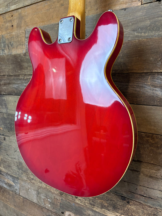 Second Hand 1970's Aria 5102T Hollowbody Cherry Red w/OHSC
