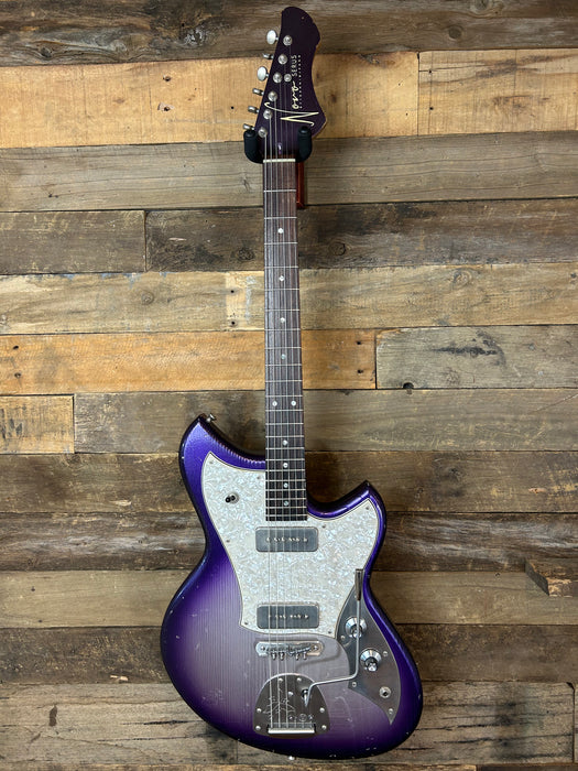 Novo Guitars Serus J Electric Guitar - Purple Stranger Burst