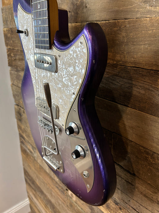 Novo Guitars Serus J Electric Guitar - Purple Stranger Burst