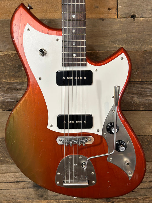Novo Guitars Serus J Electric Guitar - Faded Sparkling Burgundy