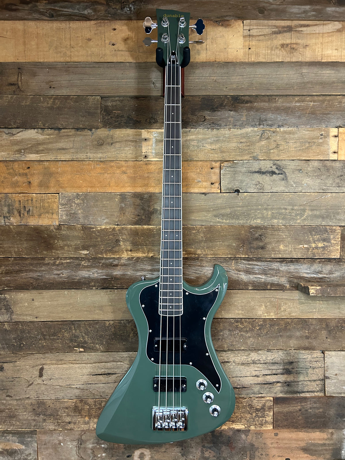 Dunable R2 Reverb Dunable R2 DE Bass - Gloss Olive Green — Pedal Empire