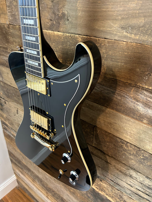 Dunable R2v2 DE - Black Gloss/Gold Hardware