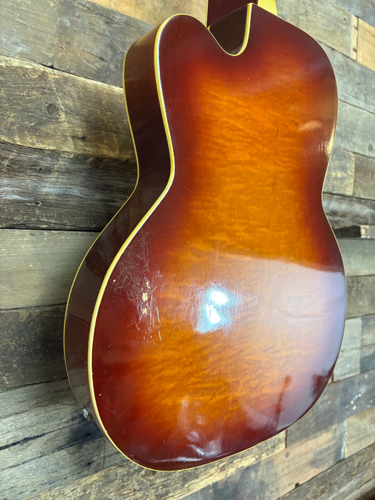 Second Hand 1956 Silvertone 1382L Thin Twin Jimmy Reed - Cherry Burst w/OHSC