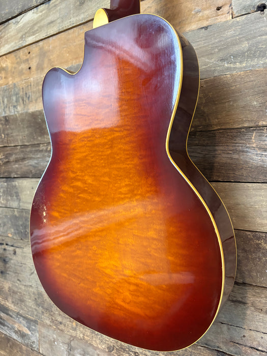 Second Hand 1956 Silvertone 1382L Thin Twin Jimmy Reed - Cherry Burst w/OHSC