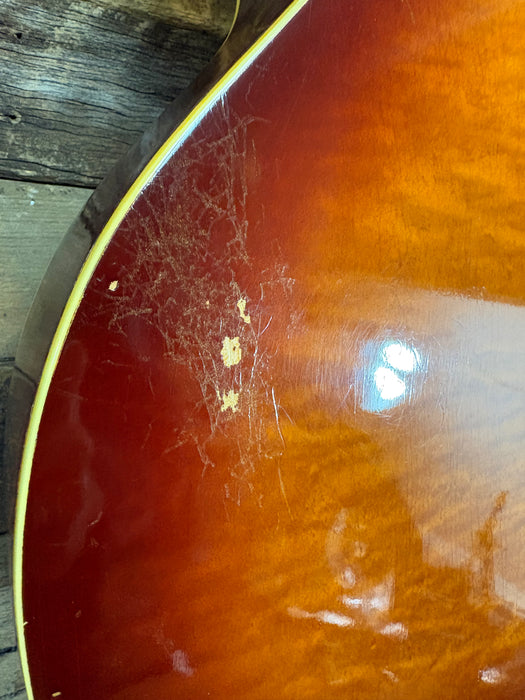 Second Hand 1956 Silvertone 1382L Thin Twin Jimmy Reed - Cherry Burst w/OHSC