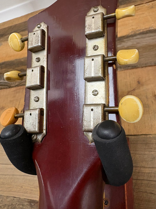 Second Hand 1956 Silvertone 1382L Thin Twin Jimmy Reed - Cherry Burst w/OHSC